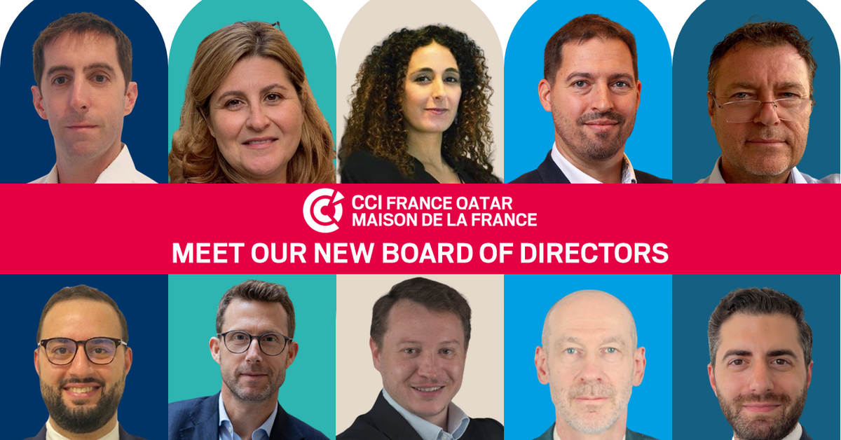 Meet our new Board of Directors! | CCI France Qatar