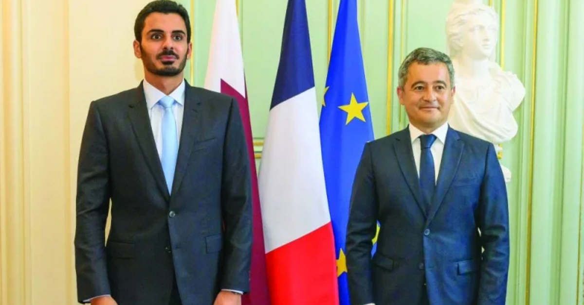 Interior minister meets French counterpart | CCI France Qatar